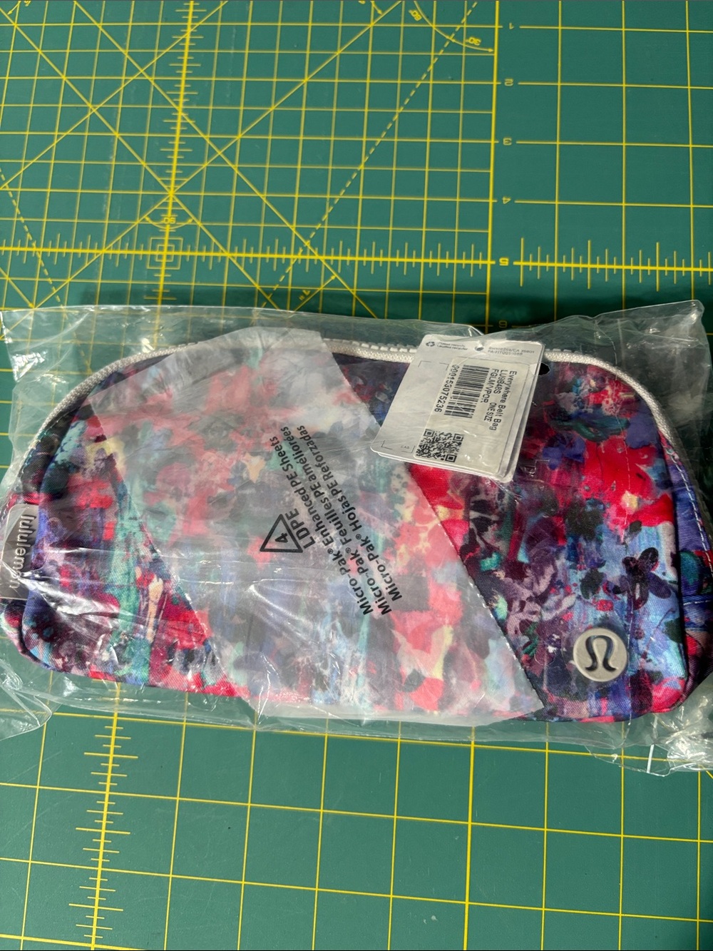 lululemon athletica Floral Multicolor Cosmetic Pouch